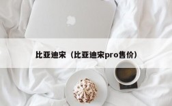 比亚迪宋（比亚迪宋pro售价）