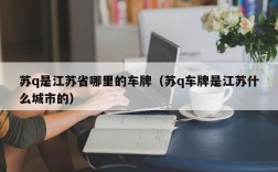 苏q是江苏省哪里的车牌（苏q车牌是江苏什么城市的）