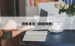 致胜报价（新款致胜）