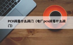 PCV阀是什么阀门（电厂pcv阀是什么阀门）