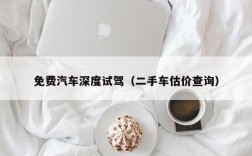 免费汽车深度试驾（二手车估价查询）