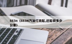 883n（883N汽油灯亮起,还能骑多少公里）